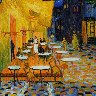 'Terraza de café por la noche': cuando Van Gogh rindió homenaje a Leonardo Da Vinci