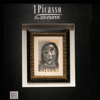 Gana en una rifa de 100 euros un Picasso original valorado en un millón