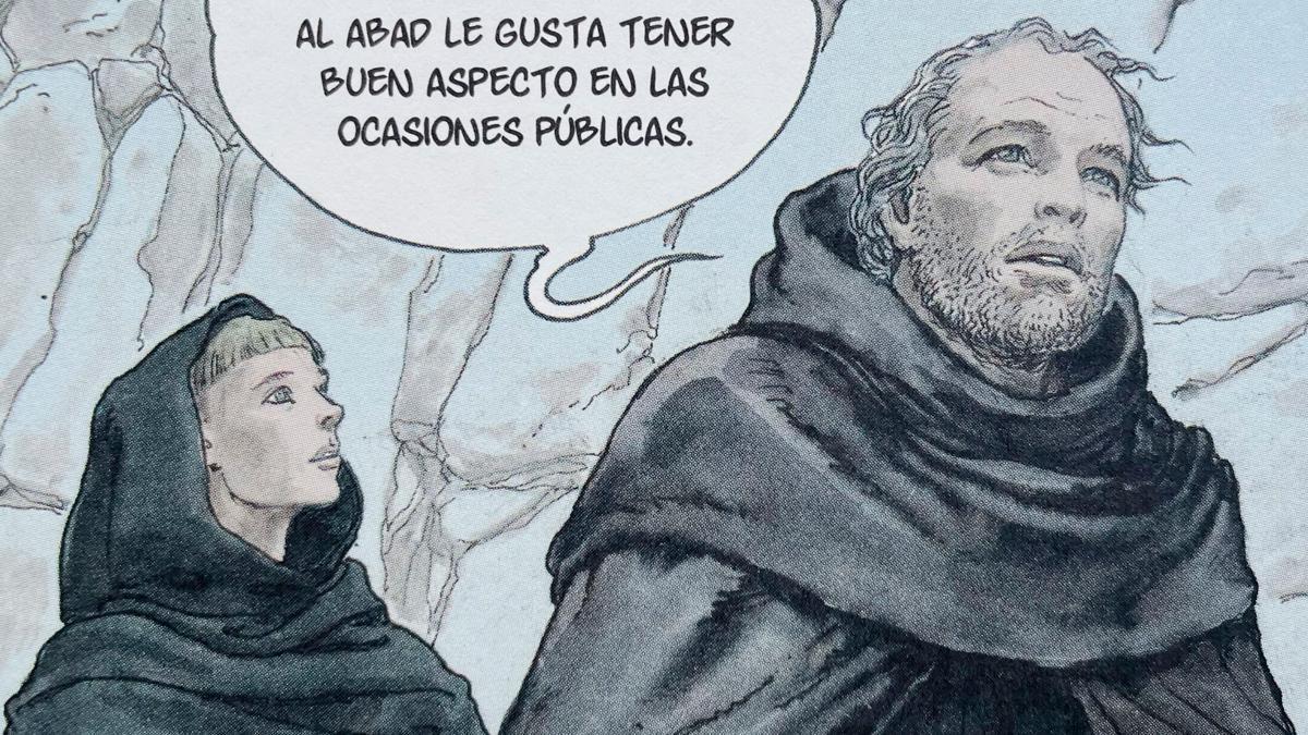 El-nombre-de-la-rosa-comic-ilustrado