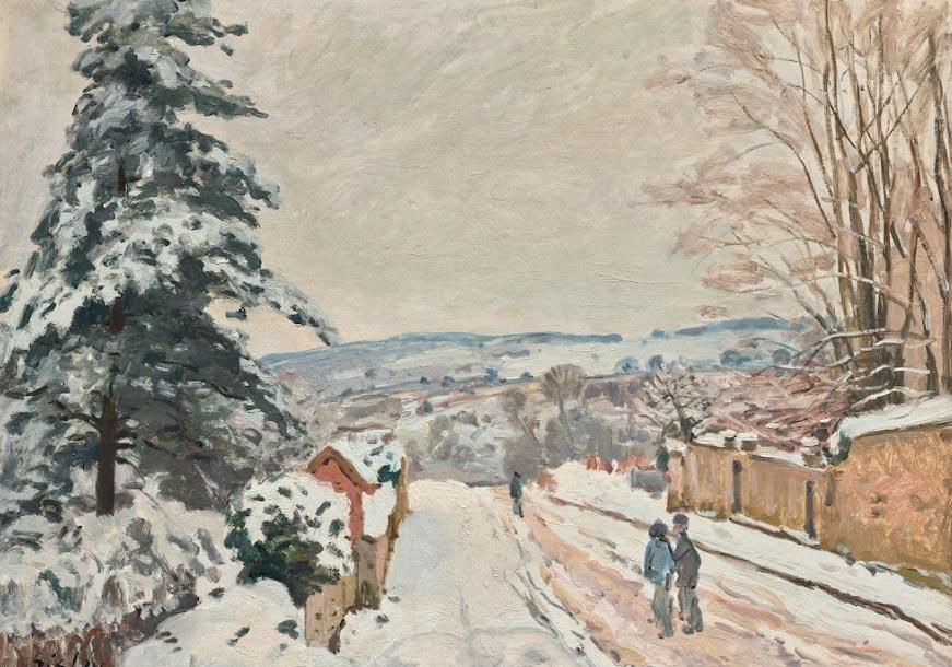 alfred-sisley-lienzo-invierno