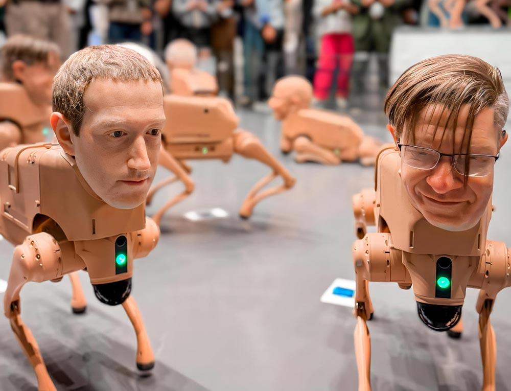 Art-Basel-Miami-perros-robot