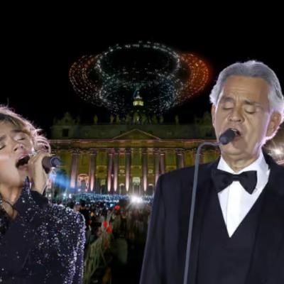 Andrea Bocelli, Karol G y John Legend: una noche en el Vaticano que quedará en la memoria