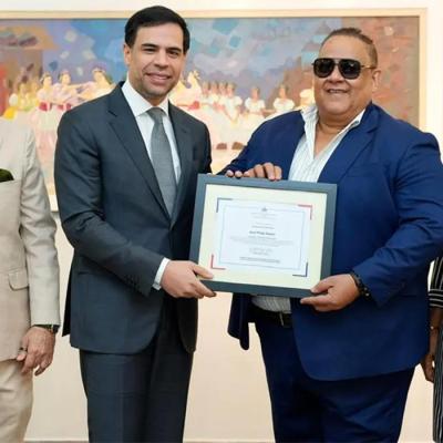 El ministerio de cultura honra a seis exponentes del merengue en su galería permanente