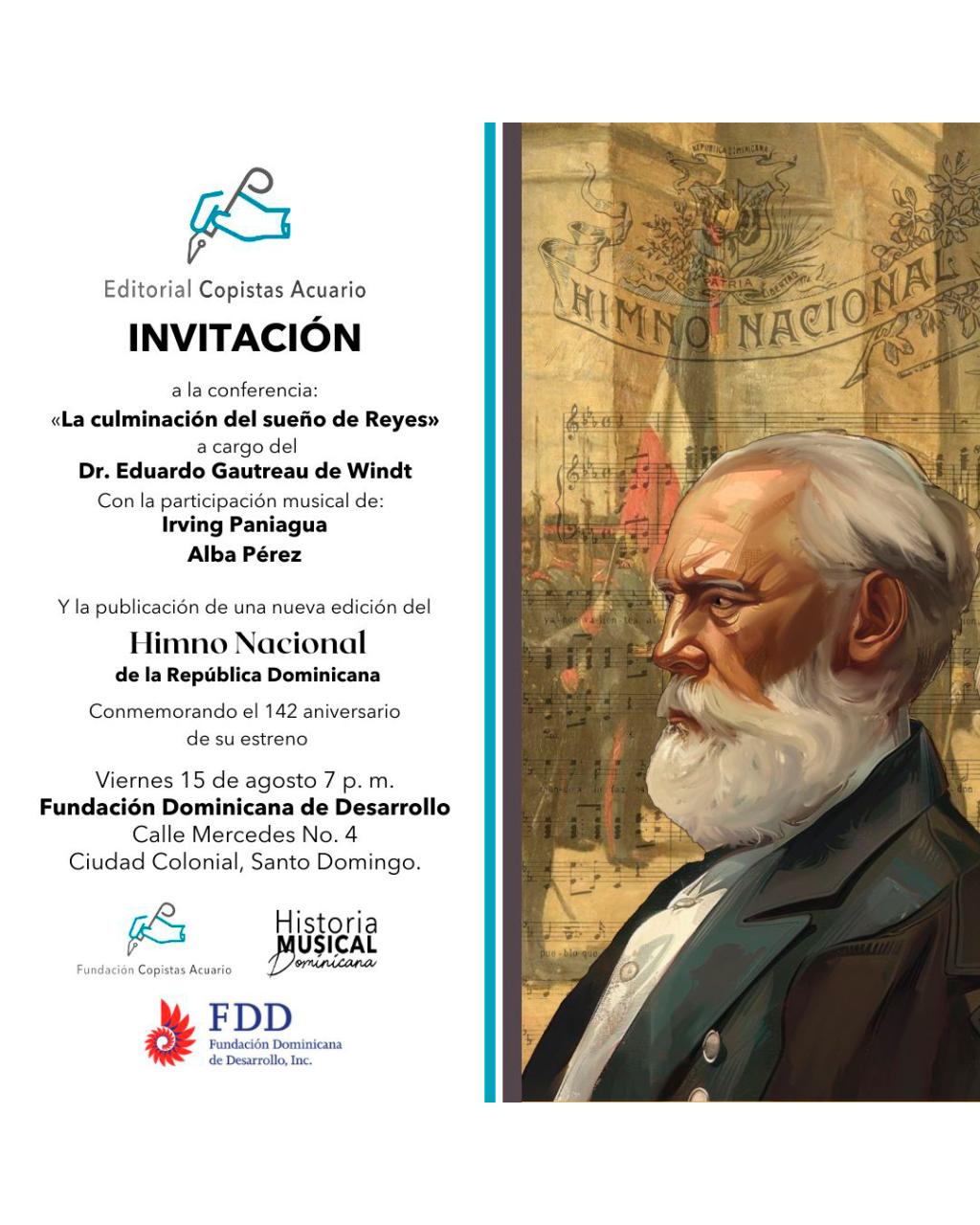 La República Dominicana celebra los 142 años del estreno del Himno Nacional