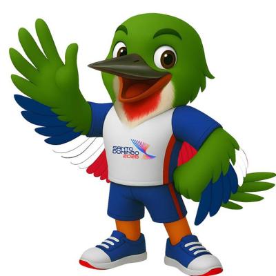 Colí es la avecita que representará a RD en los JCC Santo Domingo 2026
