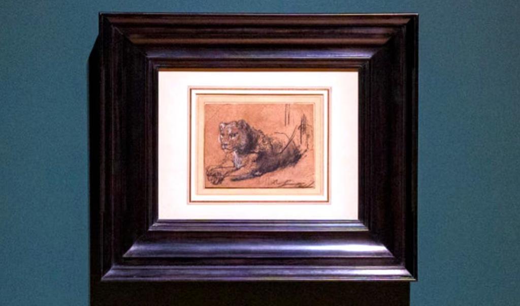 Un dibujo de Rembrandt establece récord en subasta y los fondos se destinan a la conservación de felinos
